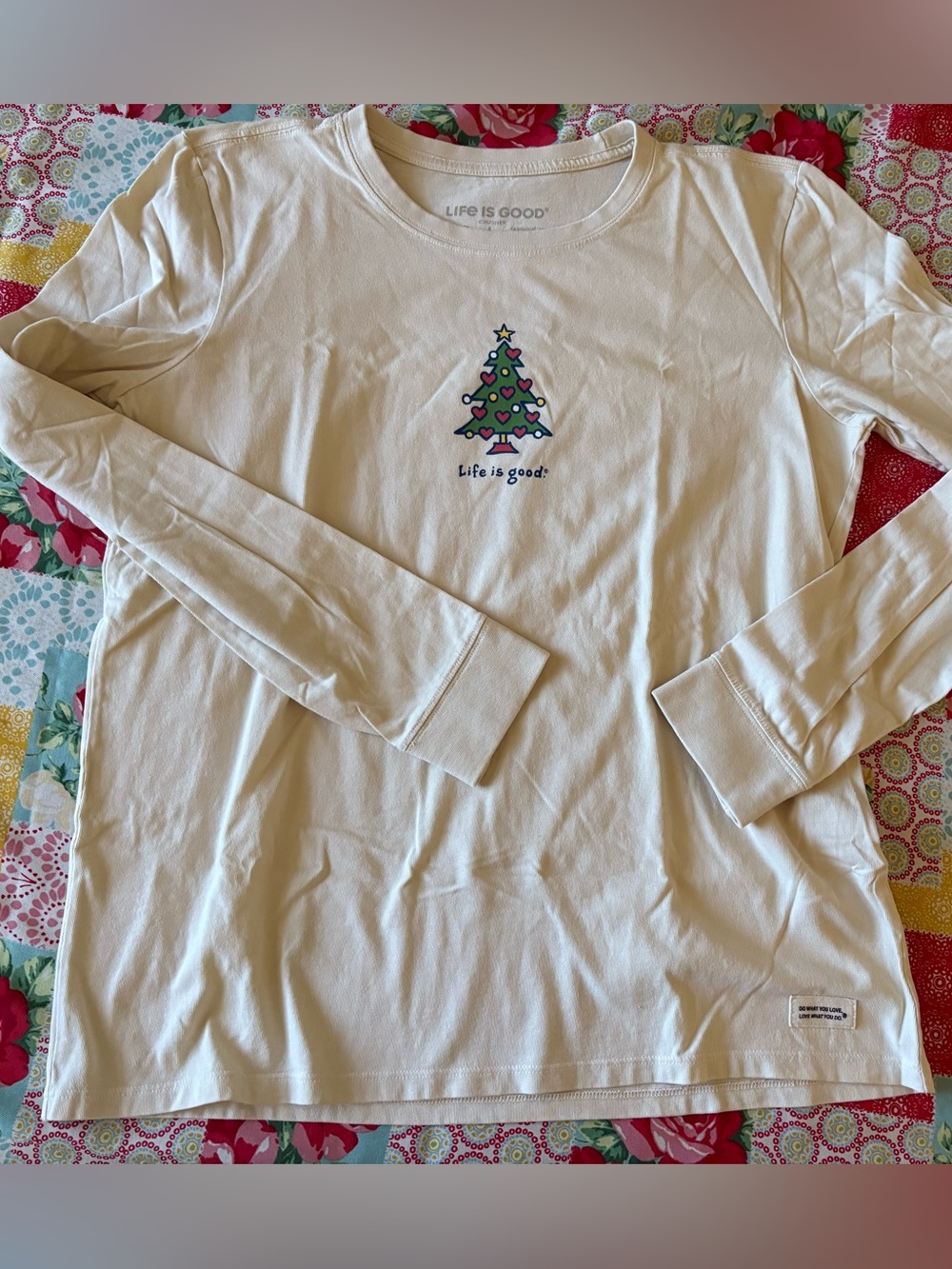 Life is good holiday tee